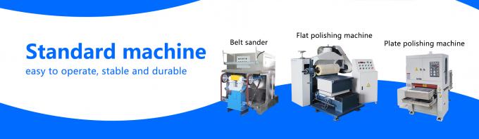 Macchina di lucidatura automatica di lamiere piatte in acciaio inossidabile su misura per specchiatura di superficie metallica / lucidatura e finitura della linea dei capelli 0