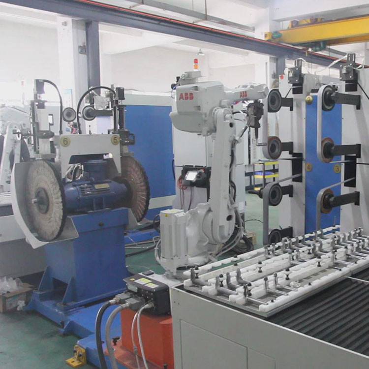 Braccio robot stridente completamente automatico della levigatrice ABB con per lo specchio o la linea sottile
