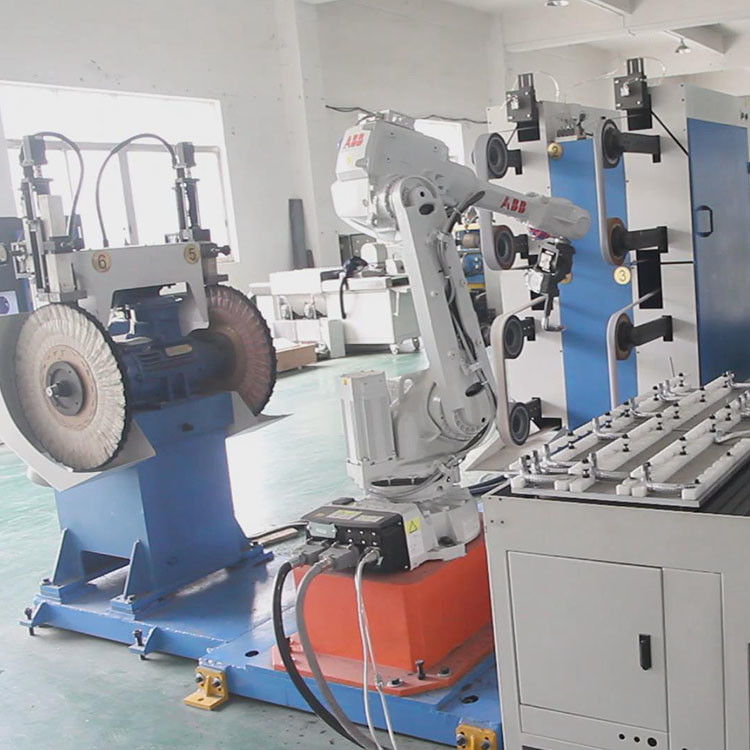 Braccio robot stridente completamente automatico della levigatrice ABB con per lo specchio o la linea sottile