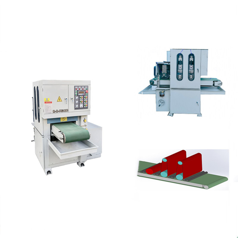 Potenza del motore rotante 5,5 kW Metall Sander Machine 150 mm 400 mm Larghezza massima di lavoro