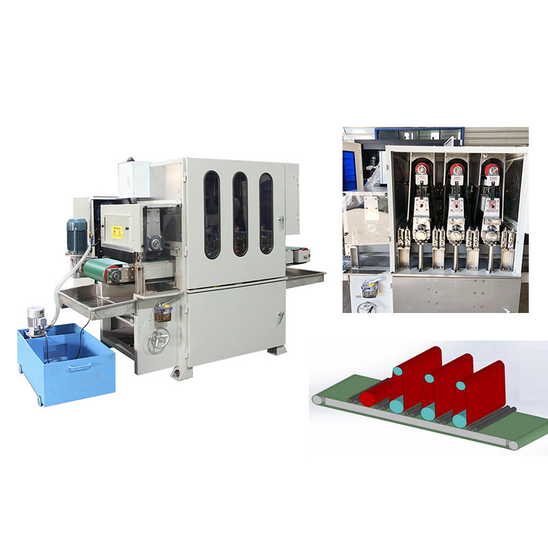 Potenza del motore rotante 5,5 kW Metall Sander Machine 150 mm 400 mm Larghezza massima di lavoro