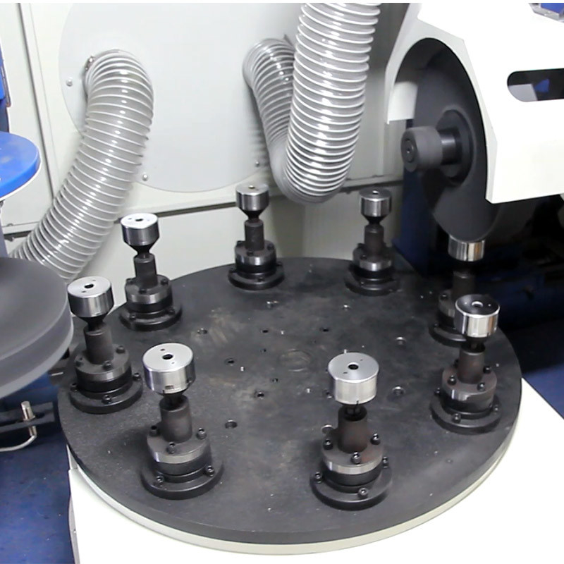 Metallo cilindrico Automatico Metallo Quattro Stazioni Disco Cnc Specchio Cnc Strumento di rettifica Elettro lucidatura macchina per acciaio inossidabile