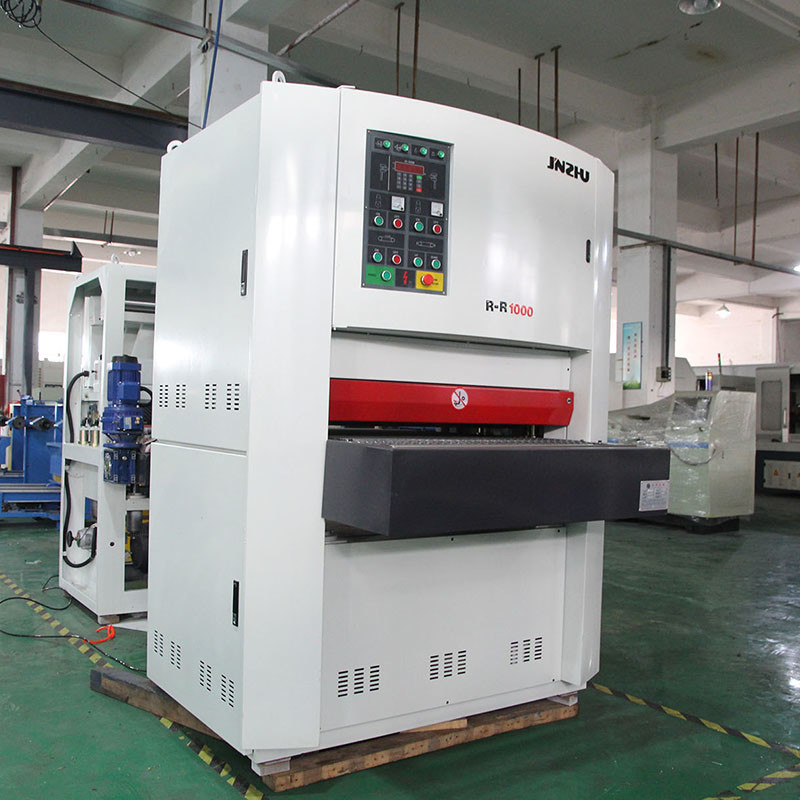 Durabile ad alta efficienza per la fresatura a secco Rr1000mm Parti metalliche Superficie Deburring Sheet Metal Buffing Drawing Machine per il metallo