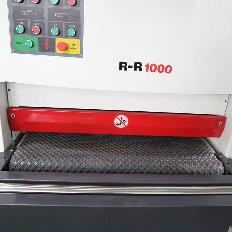 Durabile ad alta efficienza per la fresatura a secco Rr1000mm Parti metalliche Superficie Deburring Sheet Metal Buffing Drawing Machine per il metallo