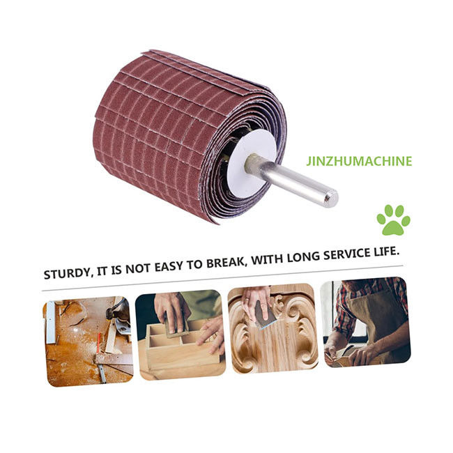 Prodotti di lucidatura Ruote a lamina resistenti Tela di smeriglio 250*50 mm Grit 240 filo abrasivo Ruota a lamina per la lucidatura di macinatura