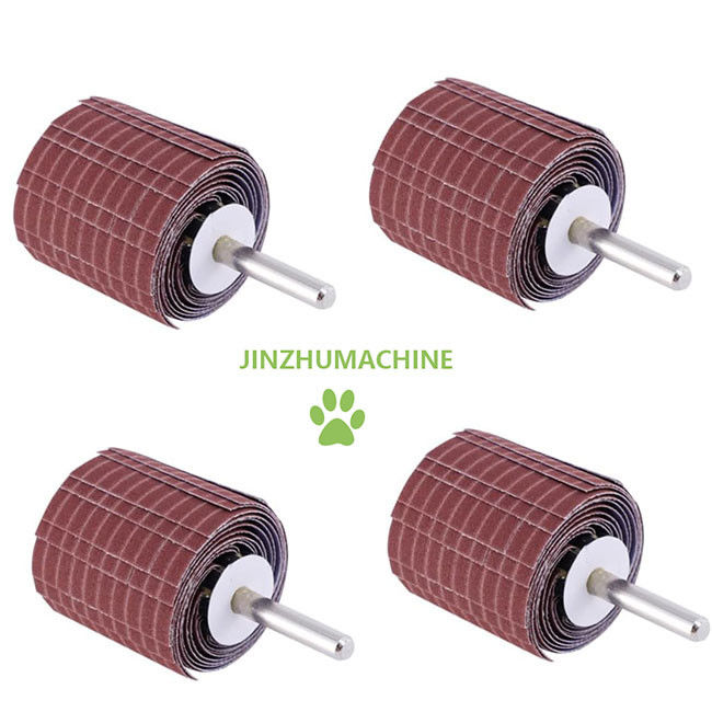 Prodotti di lucidatura Ruote a lamina resistenti Tela di smeriglio 250*50 mm Grit 240 filo abrasivo Ruota a lamina per la lucidatura di macinatura